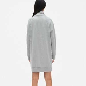 gap funnel neck sweatshirt dress
